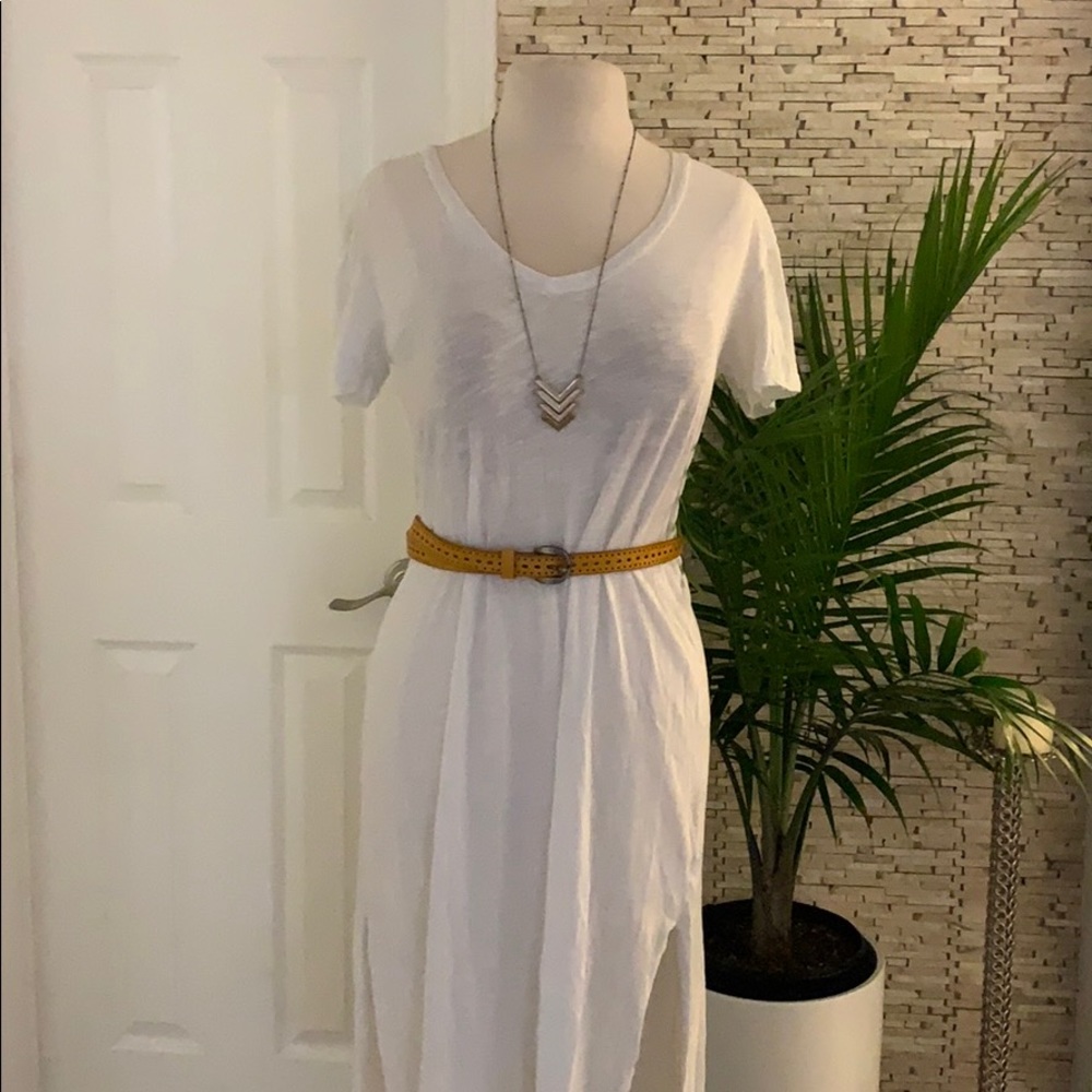 Mustard Yellow Vintage Leather Belt